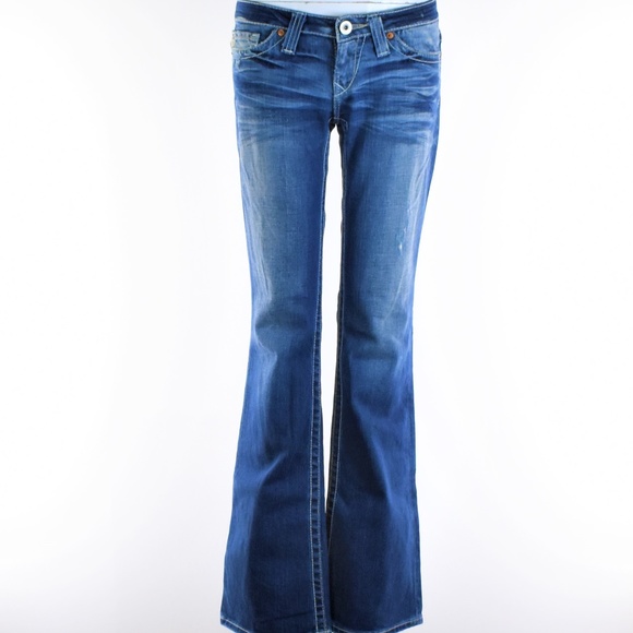 Big Star Denim - Big Star Ultra Low Rise Denim Blue Jeans Size 25L